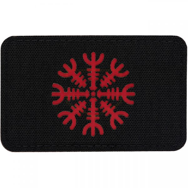 M-Tac Helm of Terror Horizontal Laser Cut Patch - Black / Red