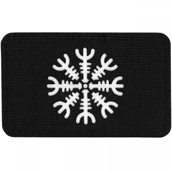 M-Tac Helm of Terror Horizontal Laser Cut Patch GID - Black