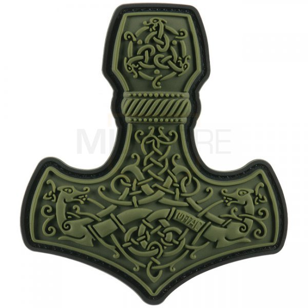 M-Tac Mjolnir Rubber Patch Large - Olive