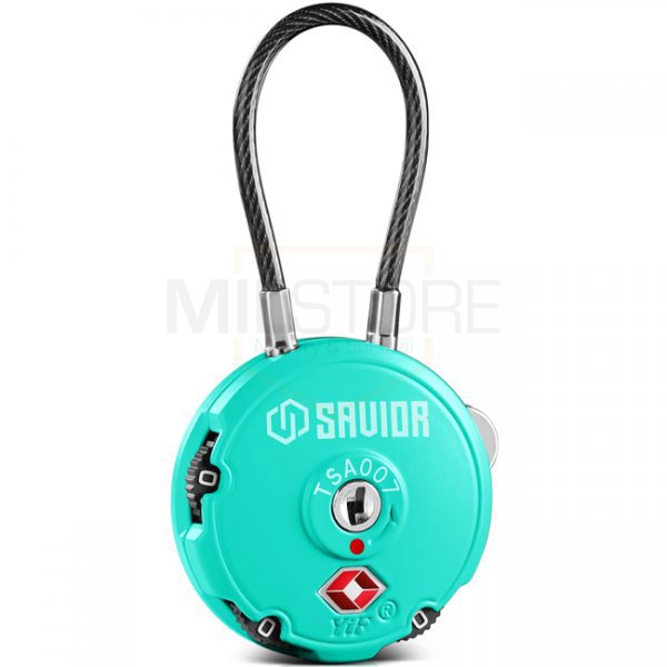 Savior Equipment 3-Digit Cable Lock - Teal