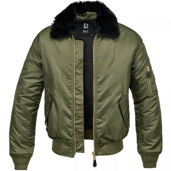 Brandit MA2 Jacket Fur Collar - Olive - XL