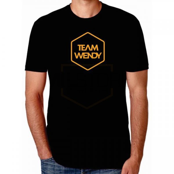 Team Wendy Hexagon T-Shirt - Black - 2XL