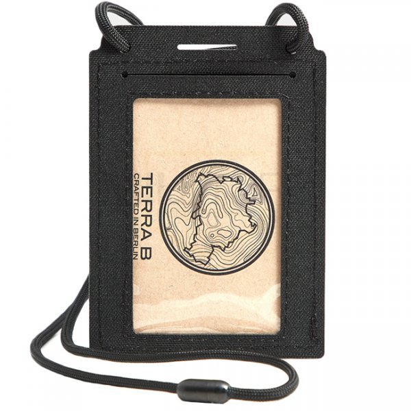 TERRA B Badge Holder - Black