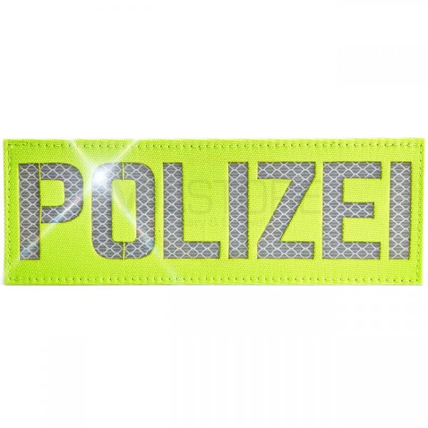 TERRA B POLIZEI Patch Large - Neon Yellow