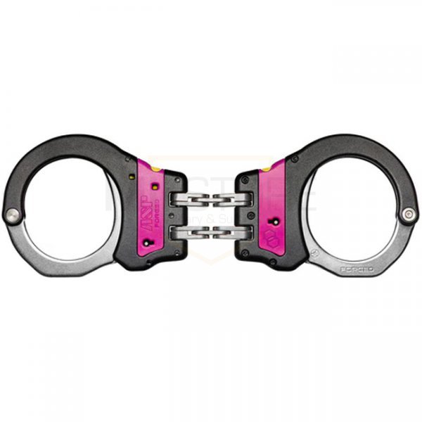 ASP Identifier Hinge Ultra Plus Cuffs Steel Bow - Pink