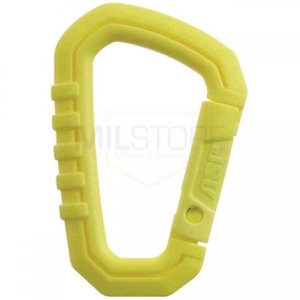 ASP Polymer Carabiner - Neon Yellow