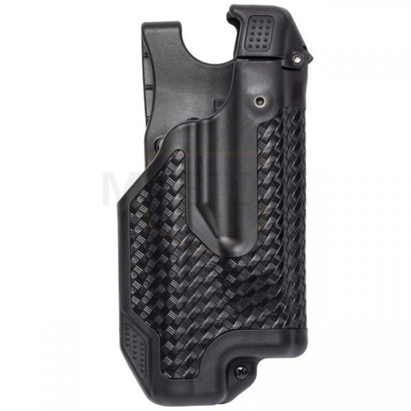 BLACKHAWK EPOCH Basketweave Level 3 Light Bearing Duty Holster S&W M&P .40 RH - Black