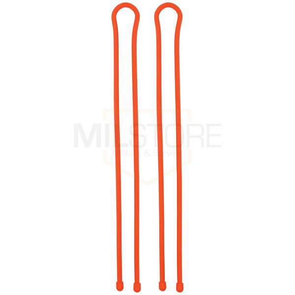 Nite Ize Gear Tie Reusable Rubber Twist Tie 2 Pack 32 Inch - Orange