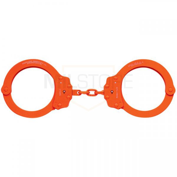 Peerless Model 752C Oversize Chain Link Handcuff - Orange