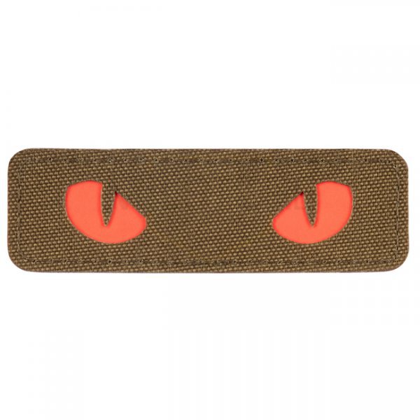 M-Tac Red Cat Eyes Laser Cut Patch - Coyote