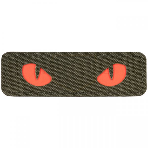 M-Tac Red Cat Eyes Laser Cut Patch - Ranger Green