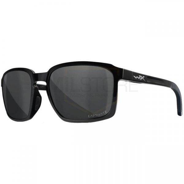 Wiley X WX Alfa Captivate Polarized Grey - Black