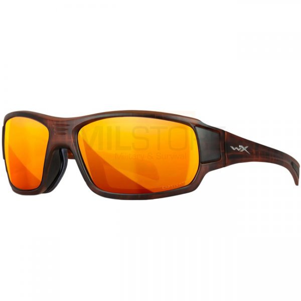 Wiley X WX Breach Captivate Polarized Bronze Mirror - Brown