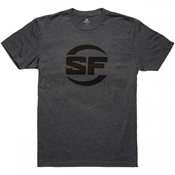 SureFire Button Logo T-Shirt - Grey - L