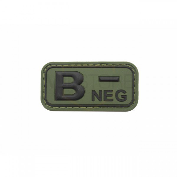 Pitchfork Blood Type B NEG Patch - Olive