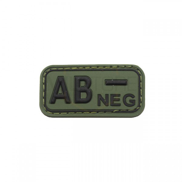 Pitchfork Blood Type AB NEG Patch - Olive