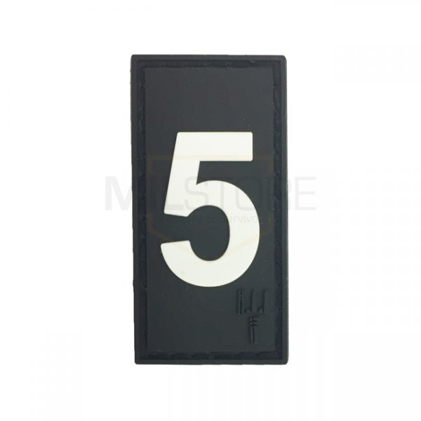 Pitchfork Number 5 Patch - Black