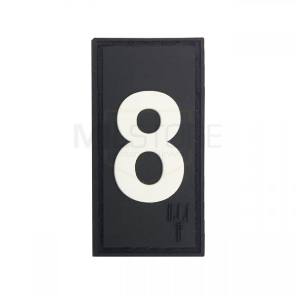 Pitchfork Number 8 Patch - Black