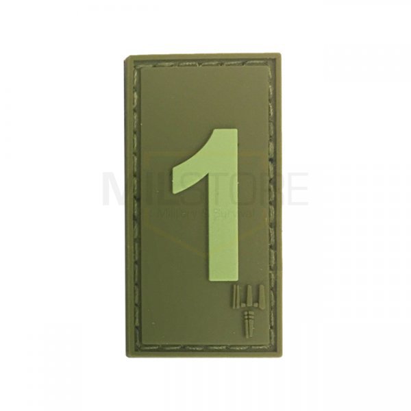 Pitchfork Number 1 Patch - Olive