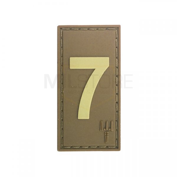 Pitchfork Number 7 Patch - Tan