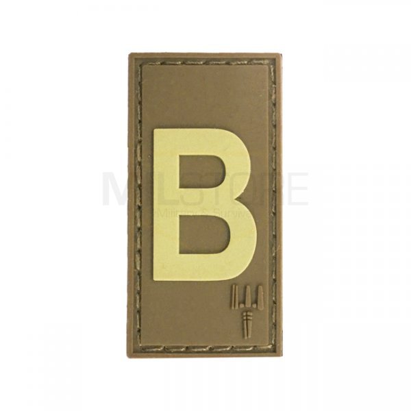 Pitchfork Letter B Patch - Tan