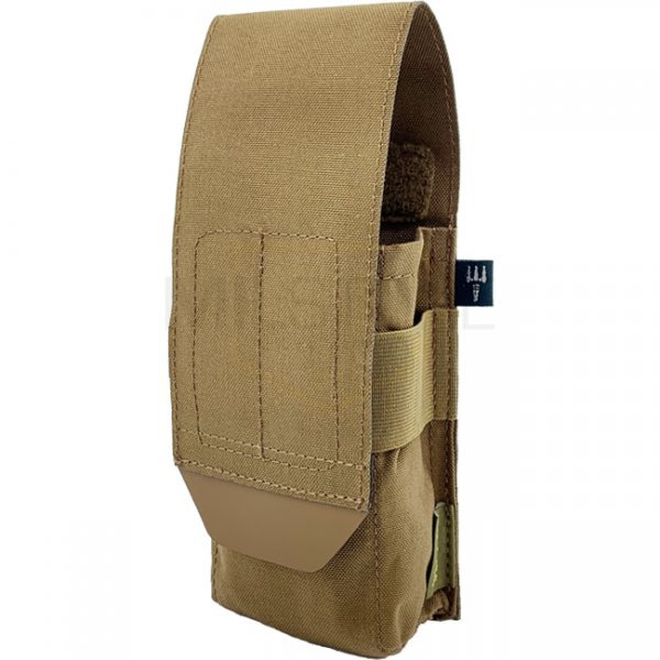 Pitchfork Closed Single AK Magazine Pouch - Coyote