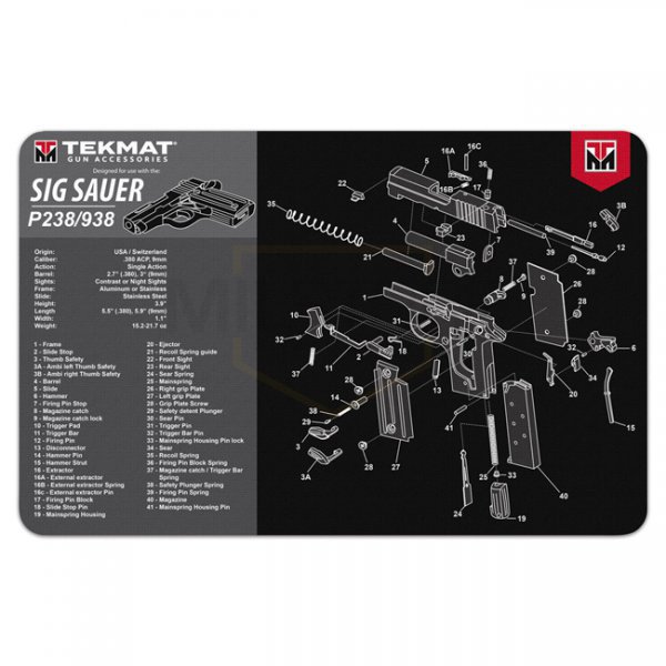 TekMat Cleaning & Repair Mat - SIG P238