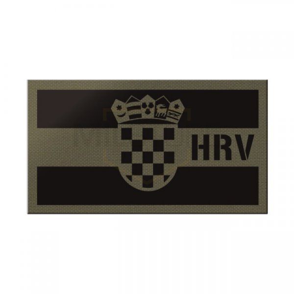 Pitchfork Croatia IR Print Patch - Ranger Green