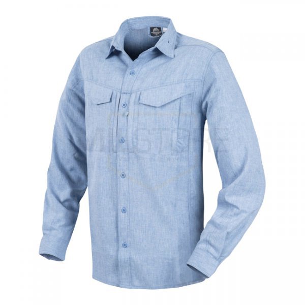 Helikon-Tex Defender Mk2 Gentleman Shirt - Melange Light-Blue - XS