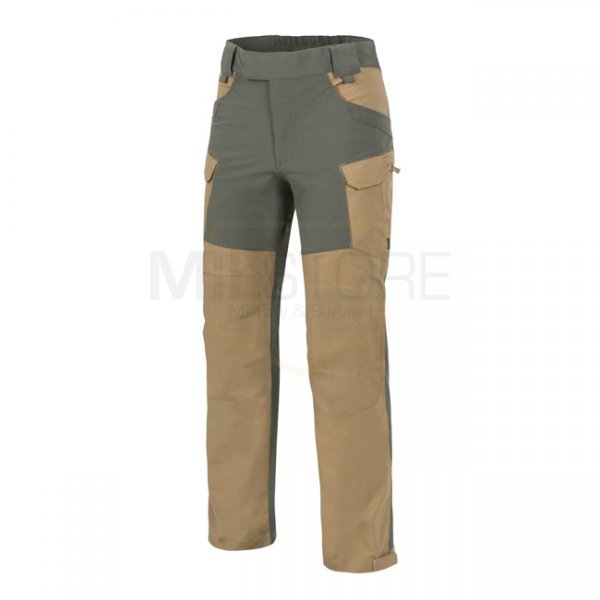 Helikon-Tex Hybrid Outback Pants Duracanvas - Coyote / Taiga Green - S - Regular