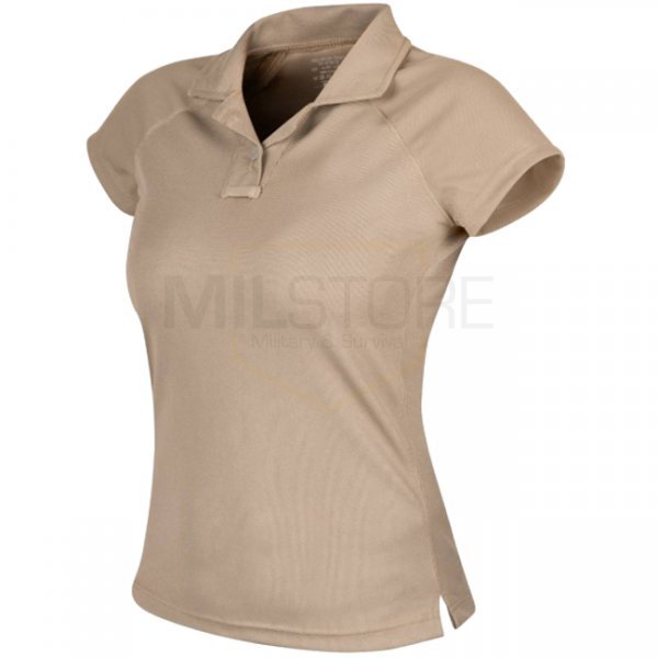 Helikon-Tex Women's UTL Polo Shirt TopCool Lite - Khaki - S