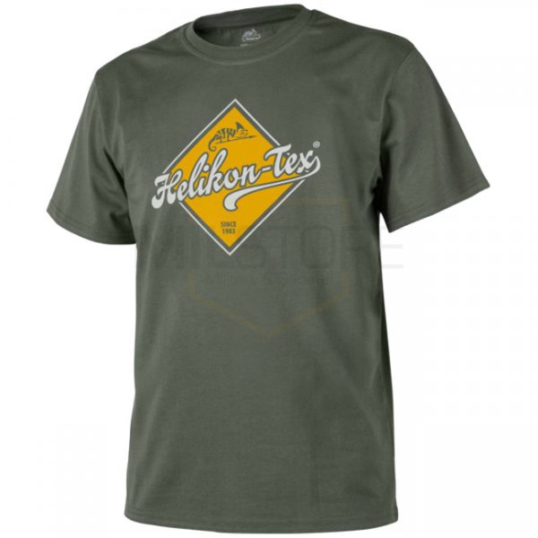 Helikon-Tex T-Shirt Helikon-Tex-Tex Road Sign - Olive Green - M