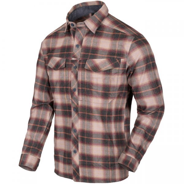 Helikon-Tex Defender Mk2 Pilgrim Shirt - Rust Plaid - XS