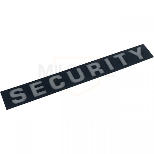 Pitchfork SECURITY Reflective Face Shield Sticker - Black