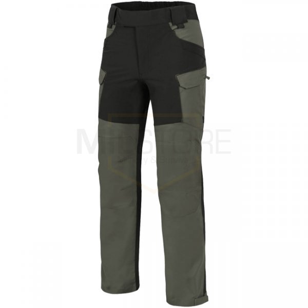 Helikon-Tex Hybrid Outback Pants Duracanvas - Taiga Green / Black - S - Long