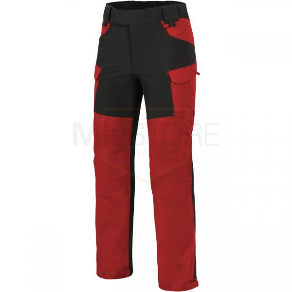 Helikon-Tex Hybrid Outback Pants Duracanvas - Crimson Sky / Black A - L - Regular