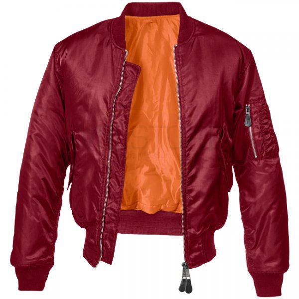 Brandit MA1 Jacket - Burgundy - M