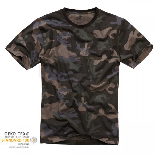 Brandit T-Shirt - Dark Camo - L