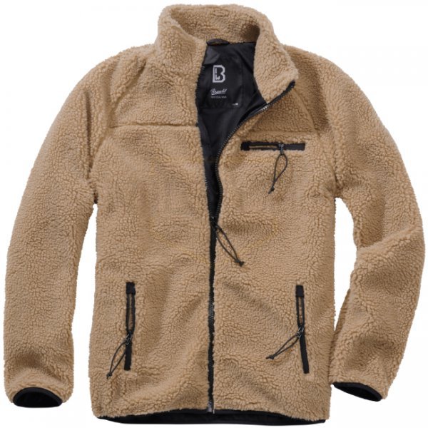 Brandit Teddyfleece Jacket - Camel - 3XL