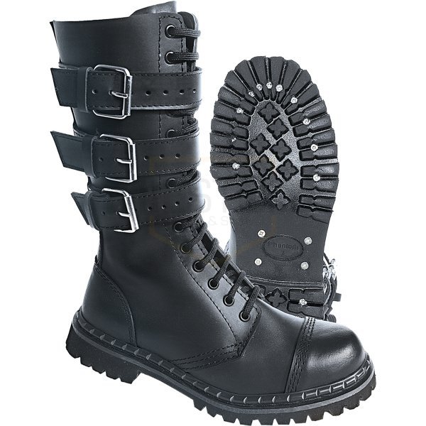 Brandit Phantom Boots 3-Buckle - Black - 45