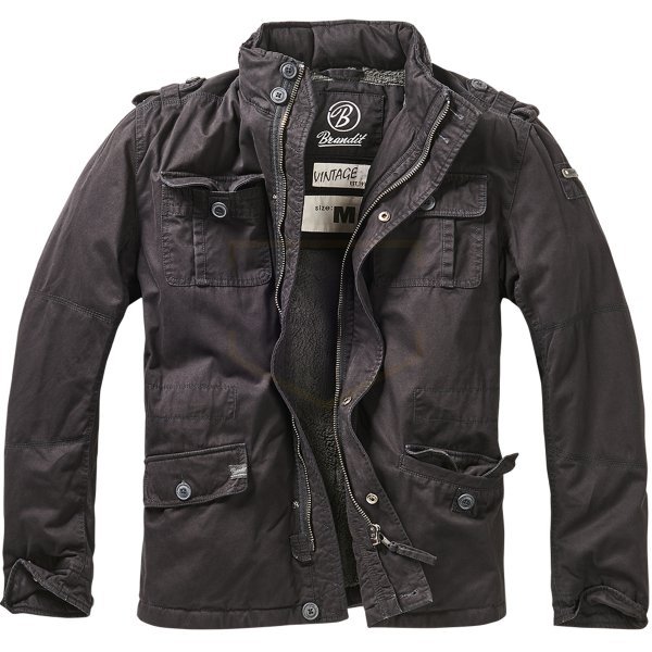 Brandit Britannia Winter Jacket - Black - M