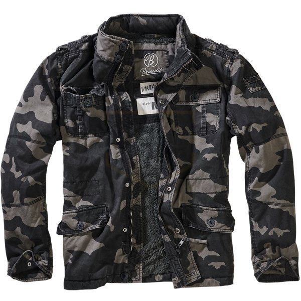 Brandit Britannia Winter Jacket - Dark Camo - M