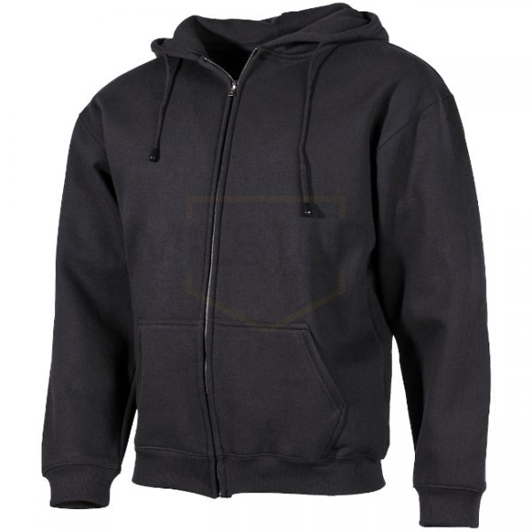 ProCompany Zippered Hoodie - Black - 4XL