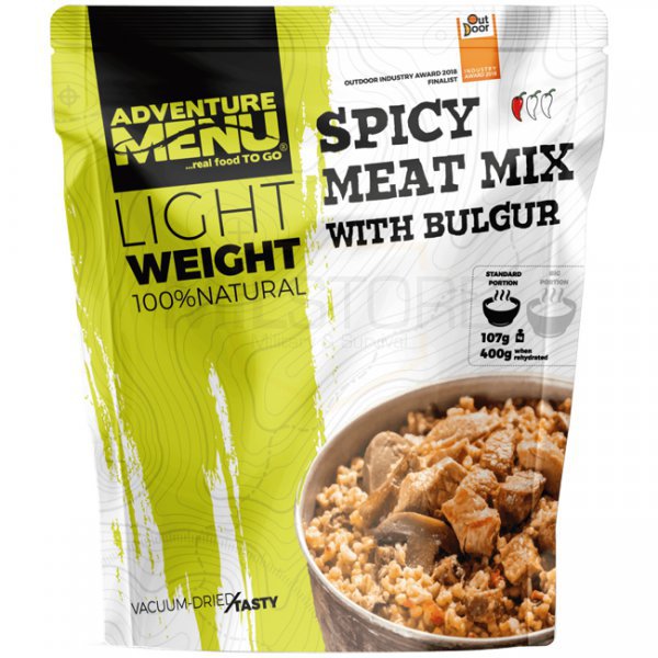 Adventure Menu LIGHTWEIGHT Spicy Meat Mix & Bulgur - Large