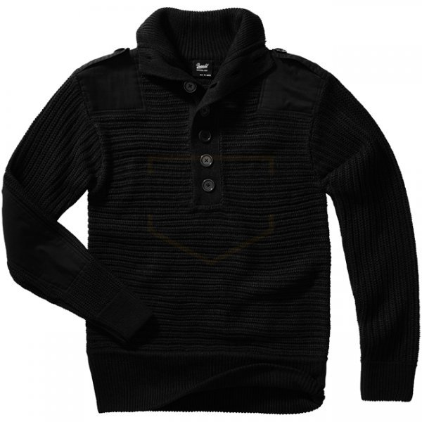 Brandit Alpin Pullover - Black - XL