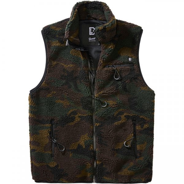 Brandit Teddyfleece Vest Men - Woodland - XL