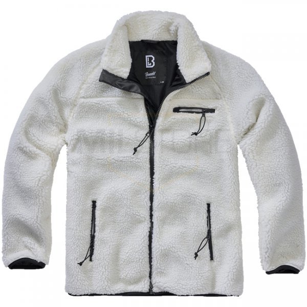 Brandit Teddyfleece Jacket - White - XL