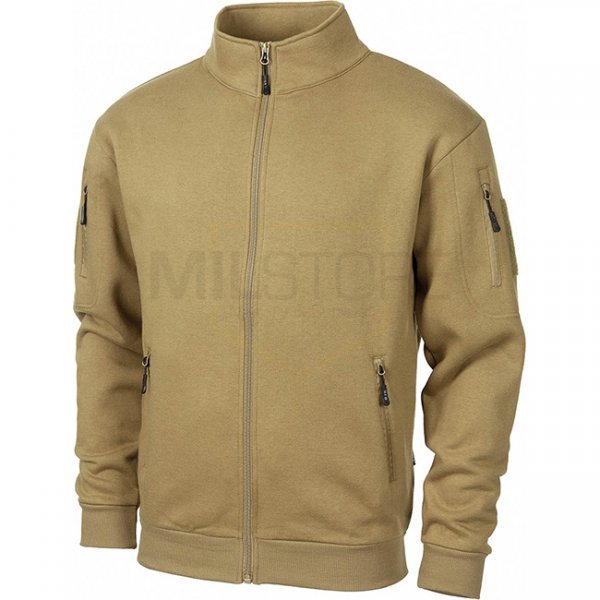 MFH Tactical Sweatjacket - Coyote - 4XL