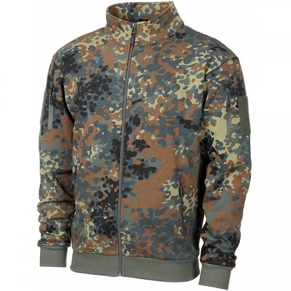 MFH Tactical Sweatjacket - Flecktarn - XL