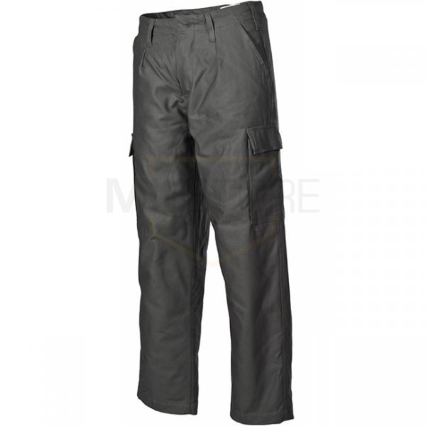 MFH BW Moleskin Pants Thermal Lined - Olive - 2